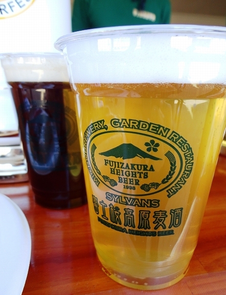 富士高原桜麦酒（１杯５００円）